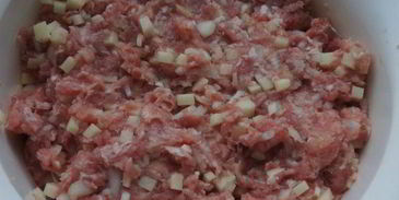 манты со свининой и картофелем