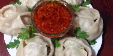 манты со свининой и тыквой