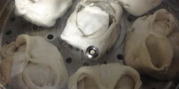 манты со свининой и тыквой