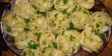 манты в аэрогриле