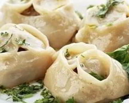 Манты в пароварке с картошкой и мясом