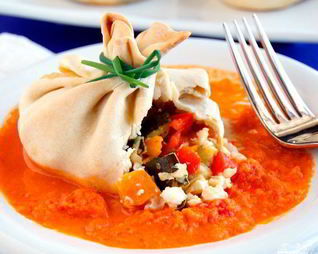 Овощные манты