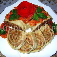 Рецепт Парового рулета Ханум