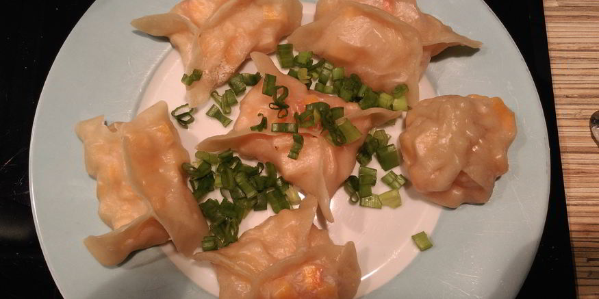 Рецепт постных мантов с тыквой