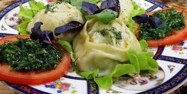 сочные манты со свининой и пекинской капустой