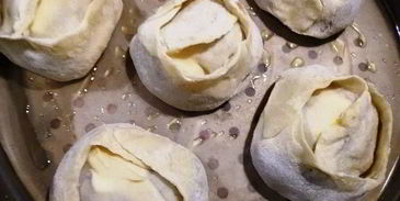 сочные манты со свининой и пекинской капустой