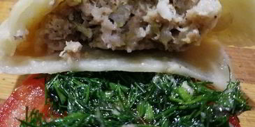 сочные манты со свининой и пекинской капустой