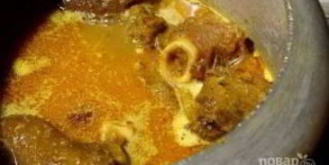 баранина по-французски