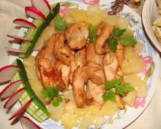 Филе курицы по-французски