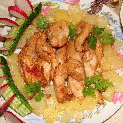 Филе курицы по-французски