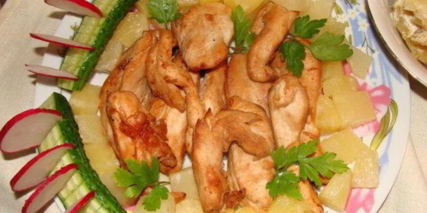 Рецепт филе курицы по-французски