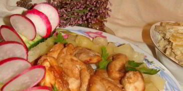 филе курицы по-французски