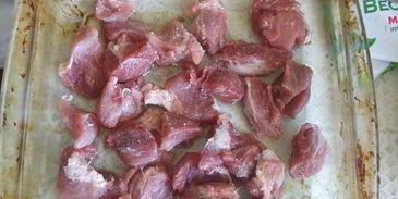 картофель и свинина по-французски