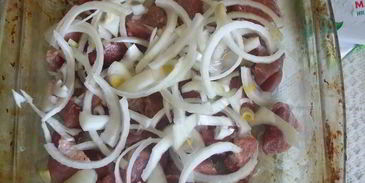 картофель и свинина по-французски