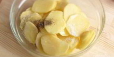 картофель с мясом по-французски