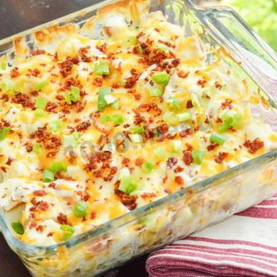 Картошка по-французски с фаршем помидорами грибами