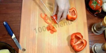 картошка по-французски с фаршем помидорами грибами