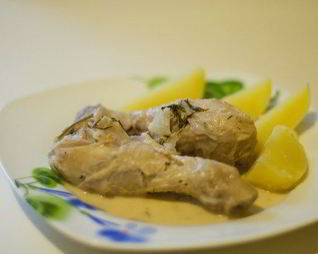 Куриные голени по-французским мотивам