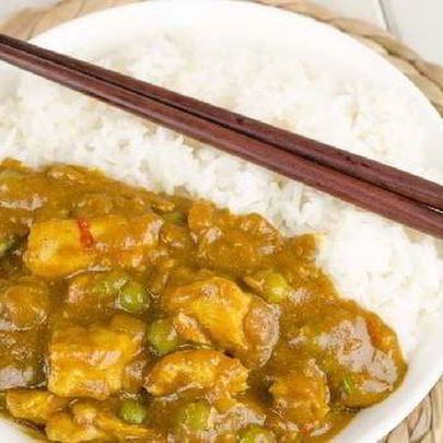 Курица карри по-французски