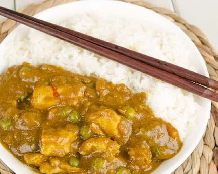 Курица карри по-французски