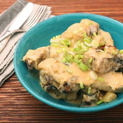 Курица в сливочном соусе по-французски