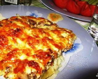 Мясо по-французски из куриного фарша