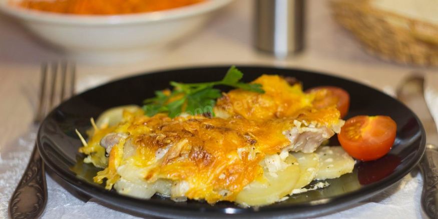 Рецепт мяса по-французски классически в духовке с картошкой