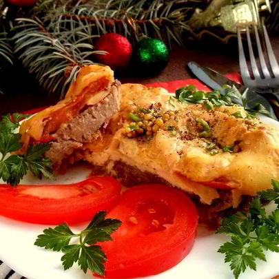 Мясо по-французски на Новый год