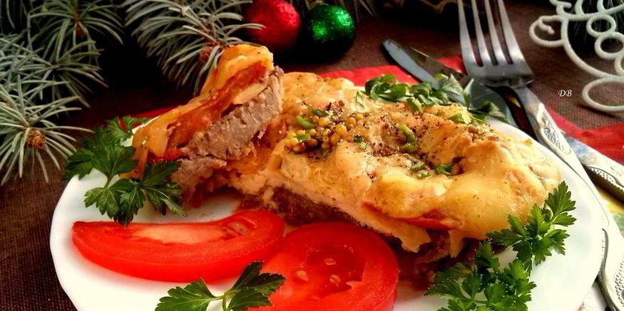 Рецепт мяса по-французски на новый год