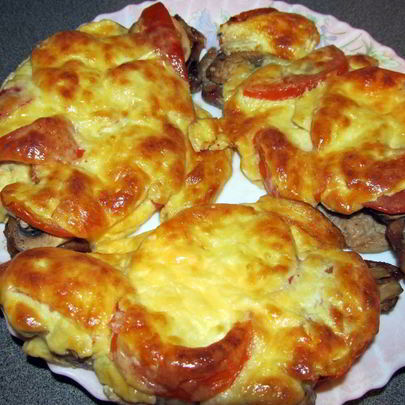 Мясо по-французски на сковороде