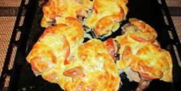 мясо по-французски на сковороде