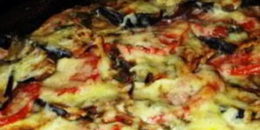 мясо по-французски с баклажанами