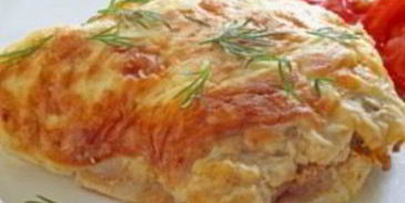 мясо по-французски с фаршем