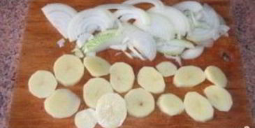 мясо по-французски с картофелем и помидорами