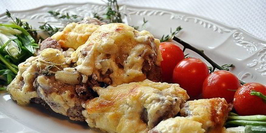 Рецепт мяса по-французски с картофелем