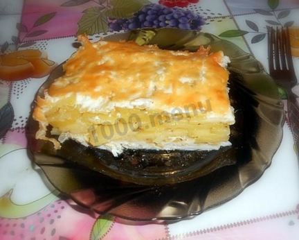 Мясо по-французски с картошкой