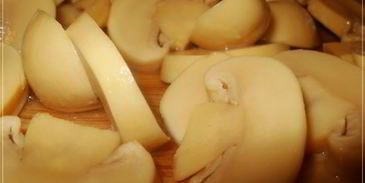 мясо по-французски с шампиньонами