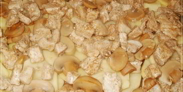 мясо по-французски с шампиньонами