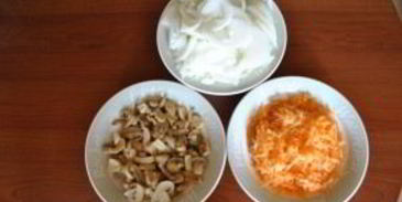 мясо по-французски со свининой и грибами