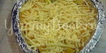 мясо с ананасом по-французским мотивам