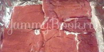 мясо с ананасом по-французским мотивам