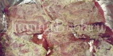 мясо с ананасом по-французским мотивам