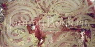 мясо с ананасом по-французским мотивам