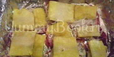 мясо с ананасом по-французским мотивам