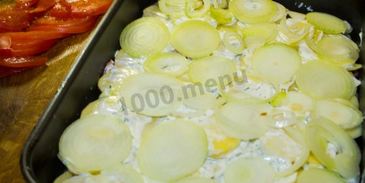 мясо свинины по-французски с помидорами картошкой сыром