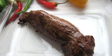 сочная телячья вырезка по-французски с шампиньонами