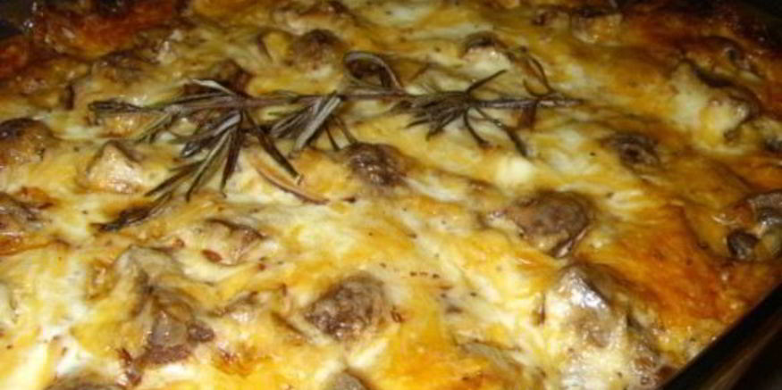 Рецепт свинины по-французски с грибами