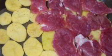 свинина по-французски с грибами