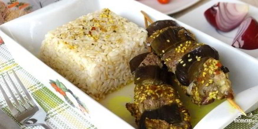 Рецепт баранины с баклажанами в мультиварке