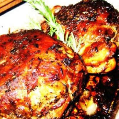 Баранья нога, запеченная в духовке